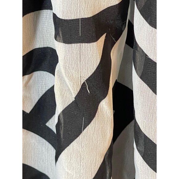 forever sleeveless shirt beaded embellished black graphic sheer layed small armp - Picture 4 of 10